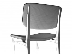 modern leather chair 3D 模型