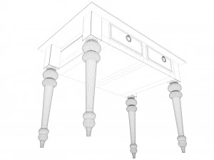 stara komoda Model 3D