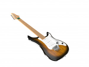 fender electric guitar Modello 3D