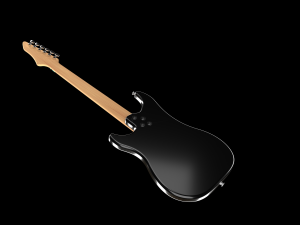fender electric guitar Modello 3D