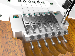 fender electric guitar Modello 3D