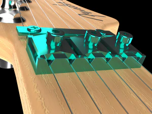 fender electric guitar 3D Model