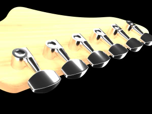 fender electric guitar 3D Model