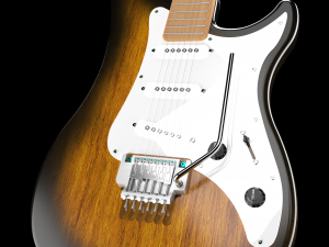 fender electric guitar Modello 3D