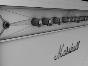 amplificador Marshall Modelo 3D