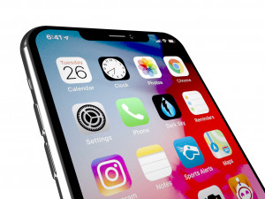 apple iphone 11 pro max space gray 3D-Modell
