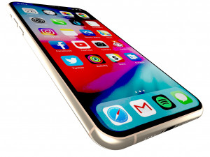apple iphone 11 pro max gold Model 3D