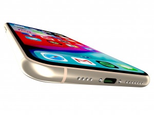 apple iphone 11 pro max gold Model 3D