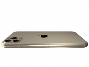 apple iphone 11 pro max gold 3D Model