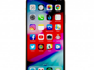 apple iphone 11 pro max gold Model 3D
