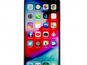 apple iphone 11 pro max gold 3D Model