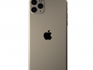 apple iphone 11 pro max gold Model 3D
