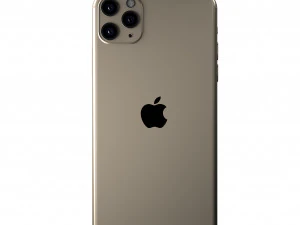 apple iphone 11 pro max gold 3D Model