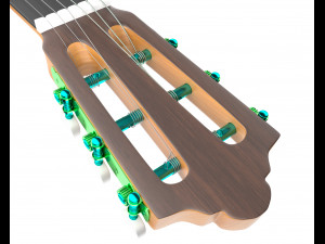 classic guitar Modelo 3D
