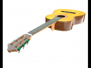 classic guitar Modelo 3D