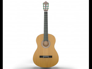 classic guitar Modelo 3D