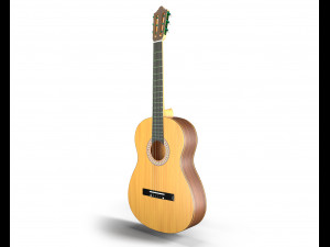 classic guitar Modelo 3D