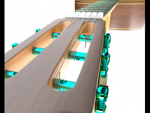 classic guitar Modelo 3D