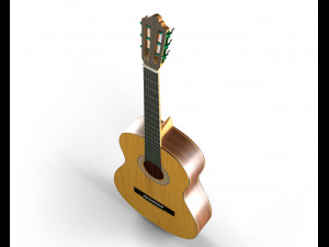 classic guitar Modelo 3D