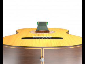 classic guitar Modelo 3D