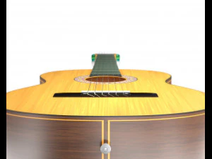 클래식 기타 3D 모델