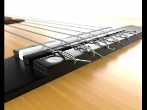 classic guitar Modelo 3D