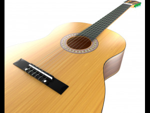 classic guitar Modelo 3D