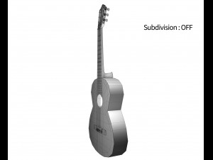 classic guitar Modelo 3D