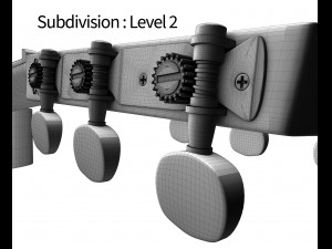 classic guitar Modelo 3D