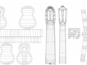 classic guitar collection 3D Модель