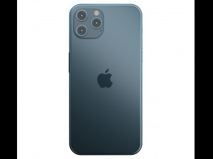 apple iphone 12 pro max plastic blue 3D 모델
