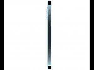 apple iphone 12 pro max plastic blue 3D Model