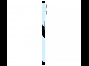 apple iphone 12 pro max plastic blue 3D 모델