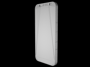 apple iphone 12 pro max plastic blue 3D 모델