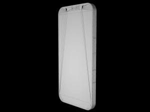 apple iphone 12 pro max plastic blue 3D Model
