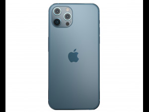 apple iphone 12 pro max pacific blue 3Dモデル