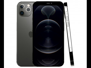apple iphone 12 pro max graphite 3D Model