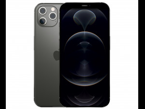 apple iphone 12 pro max graphite 3D मॉडल