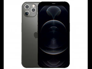 apple iphone 12 pro max graphite 3D Model
