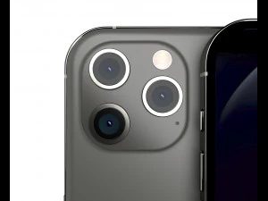 apple iphone 12 pro max graphite 3D Model