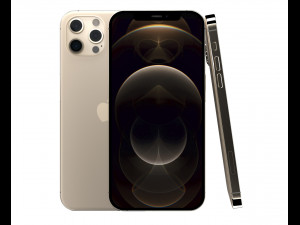 apple iphone 12 pro max gold 3D Model