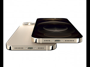 apple iphone 12 pro max gold 3D Model