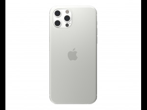 apple iphone 12 pro max silver 3D Модель