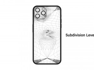 apple iphone 12 pro max silver 3D Модель