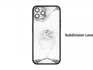 apple iphone 12 pro max silver 3D Model