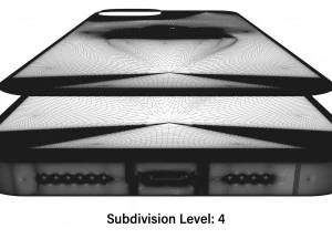 apple iphone 12 pro max silver 3D Model