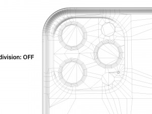 apple iphone 12 pro max silver 3D Модель