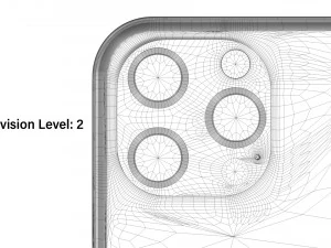apple iphone 12 pro max silver 3D Model
