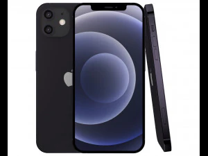 iphone 12 negro Modelo 3D