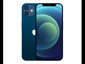 apple iphone 12 blue 3D Model